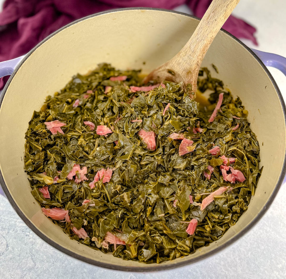 Easy Collard Greens With Ham Hocks