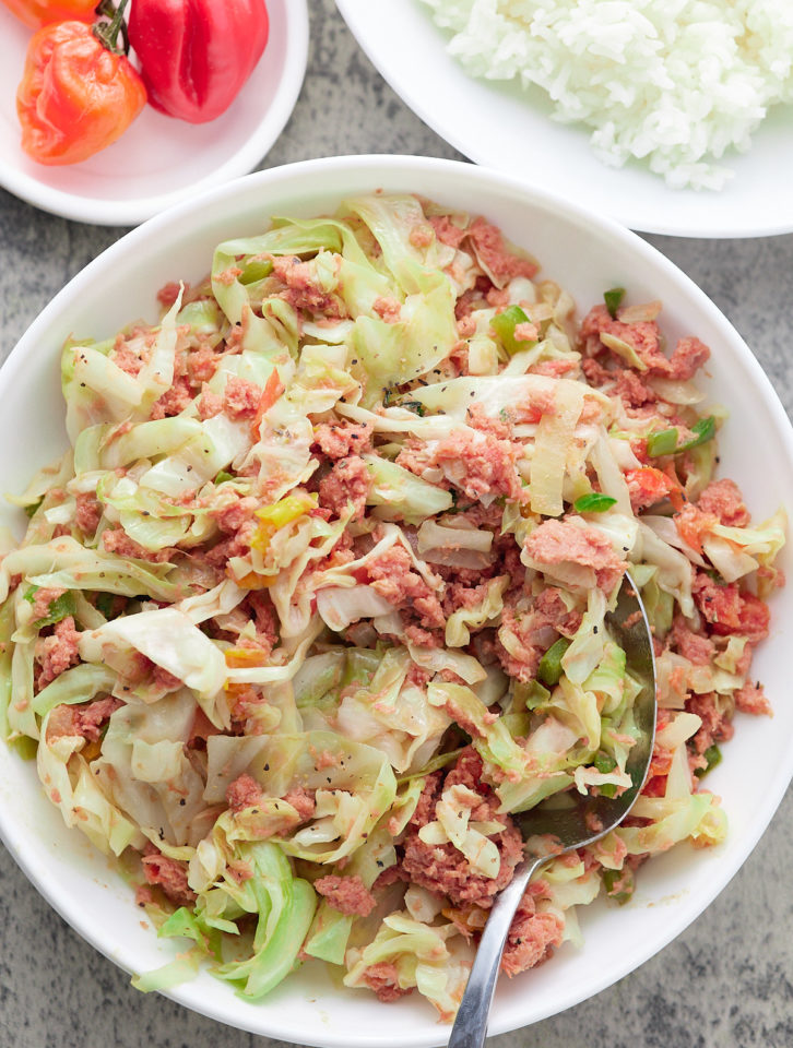 Jamaican Corned Beef and Cabbage