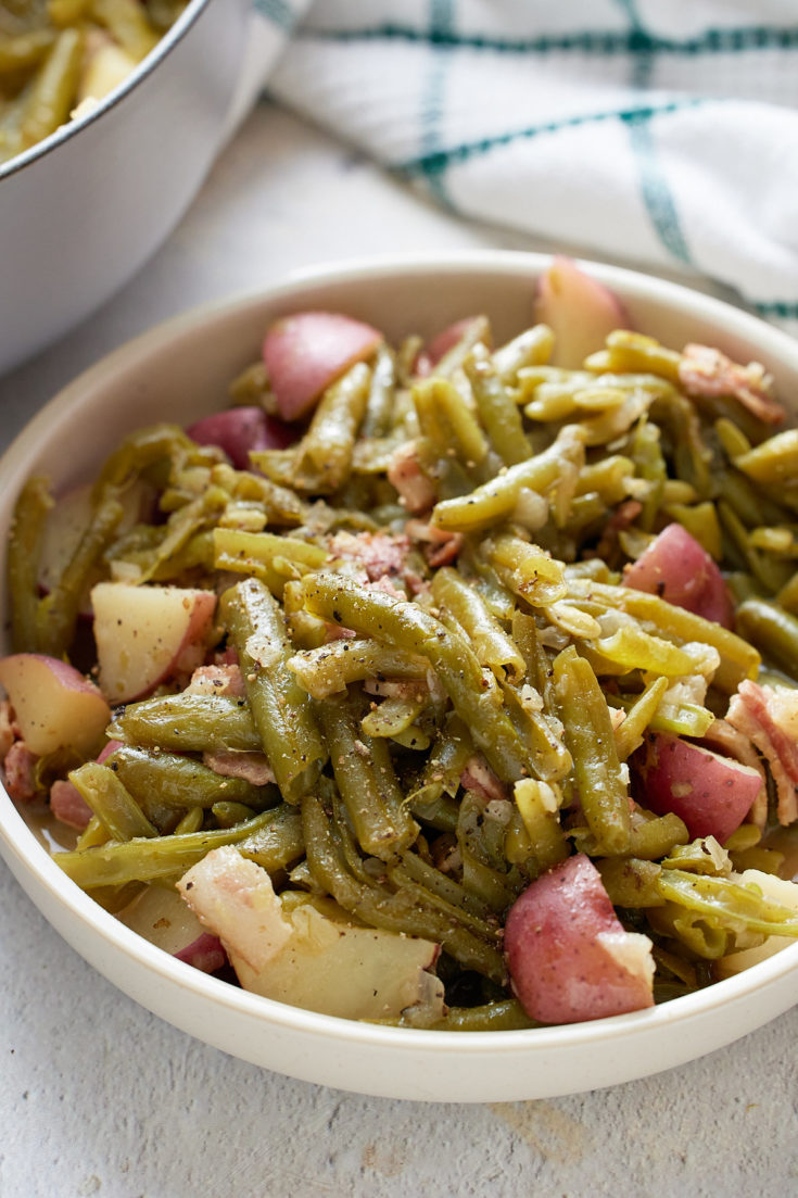 Southern Green Beans and Potatoes - blackpeoplesrecipes.com