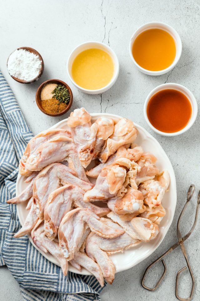 Crispy Hot Honey Old Bay Wings