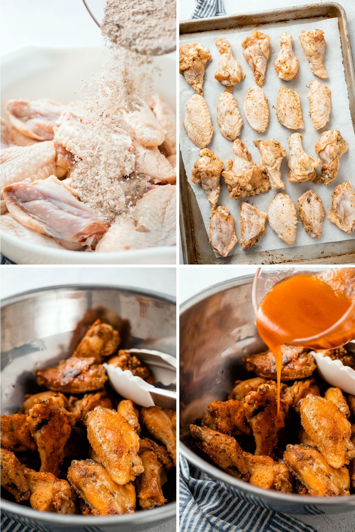 steps to cook Hot Honey Old Bay Wings