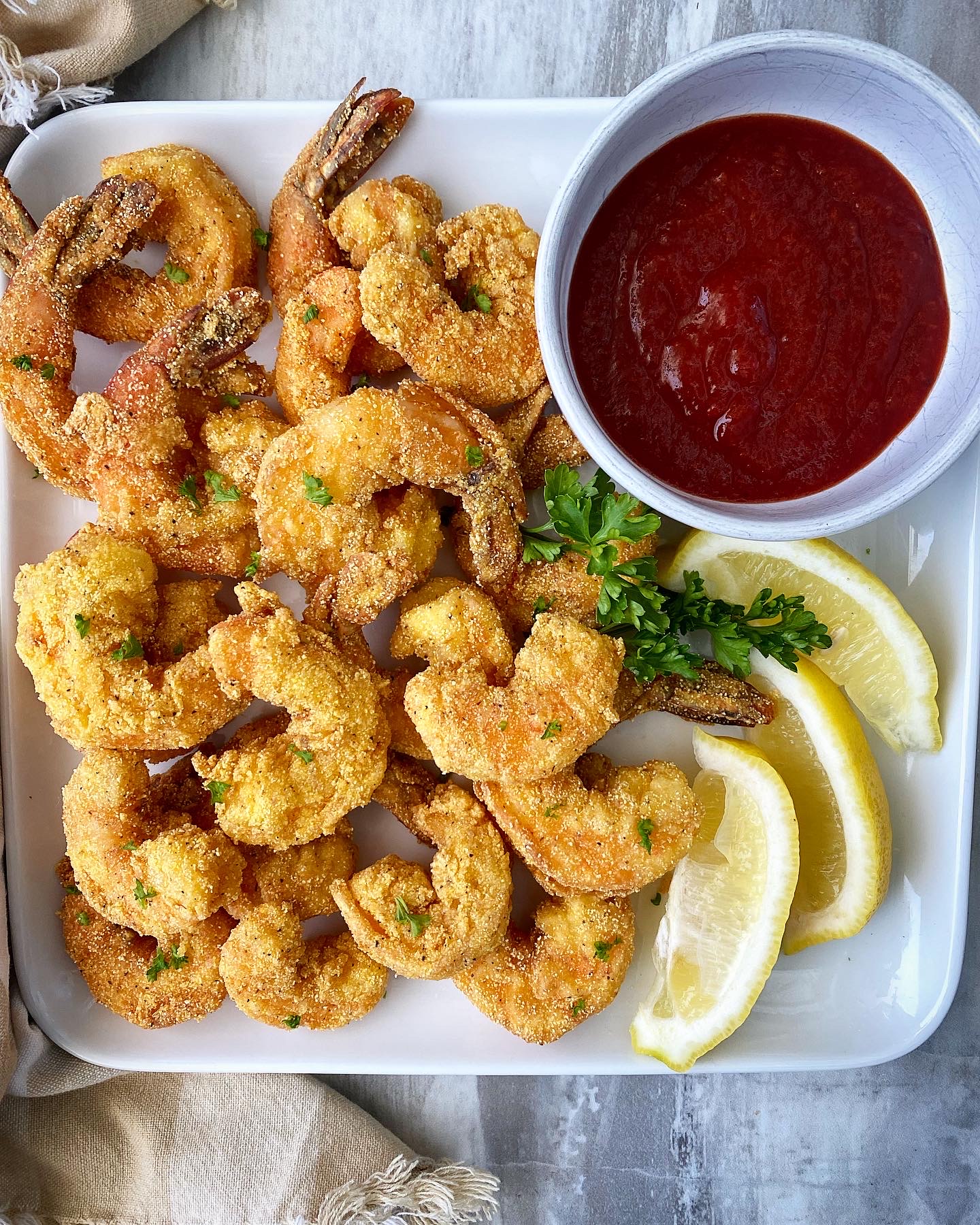 Southern Cornmeal Fried Shrimp