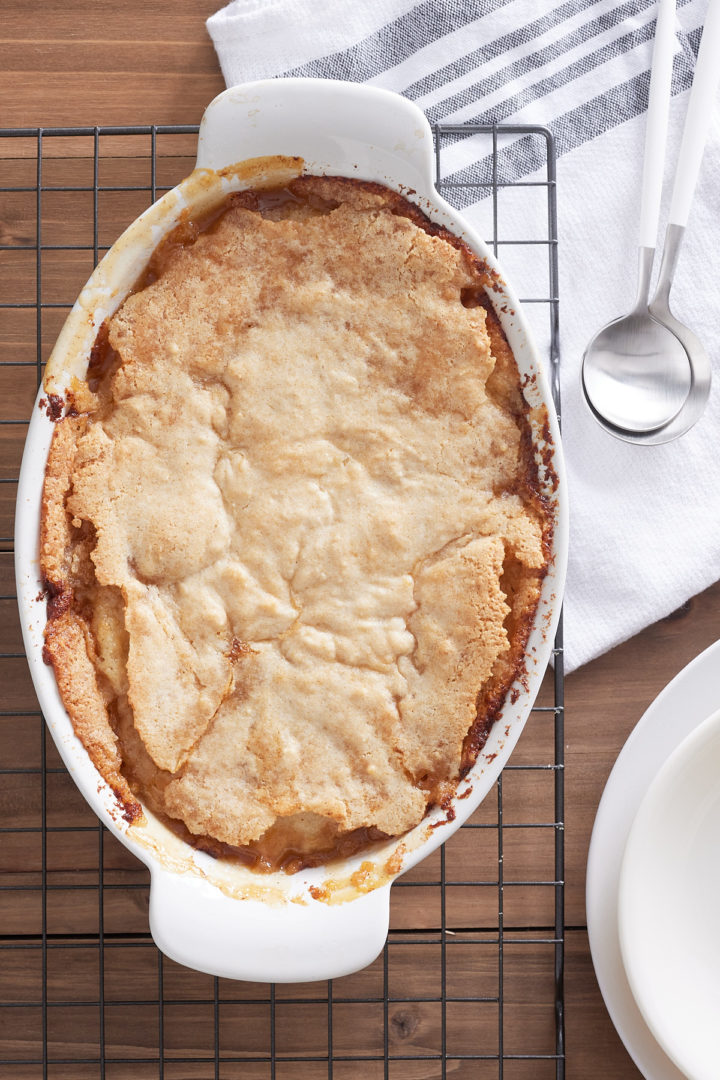 Easy Peach Cobbler (with Canned Peaches) blackpeoplesrecipes com