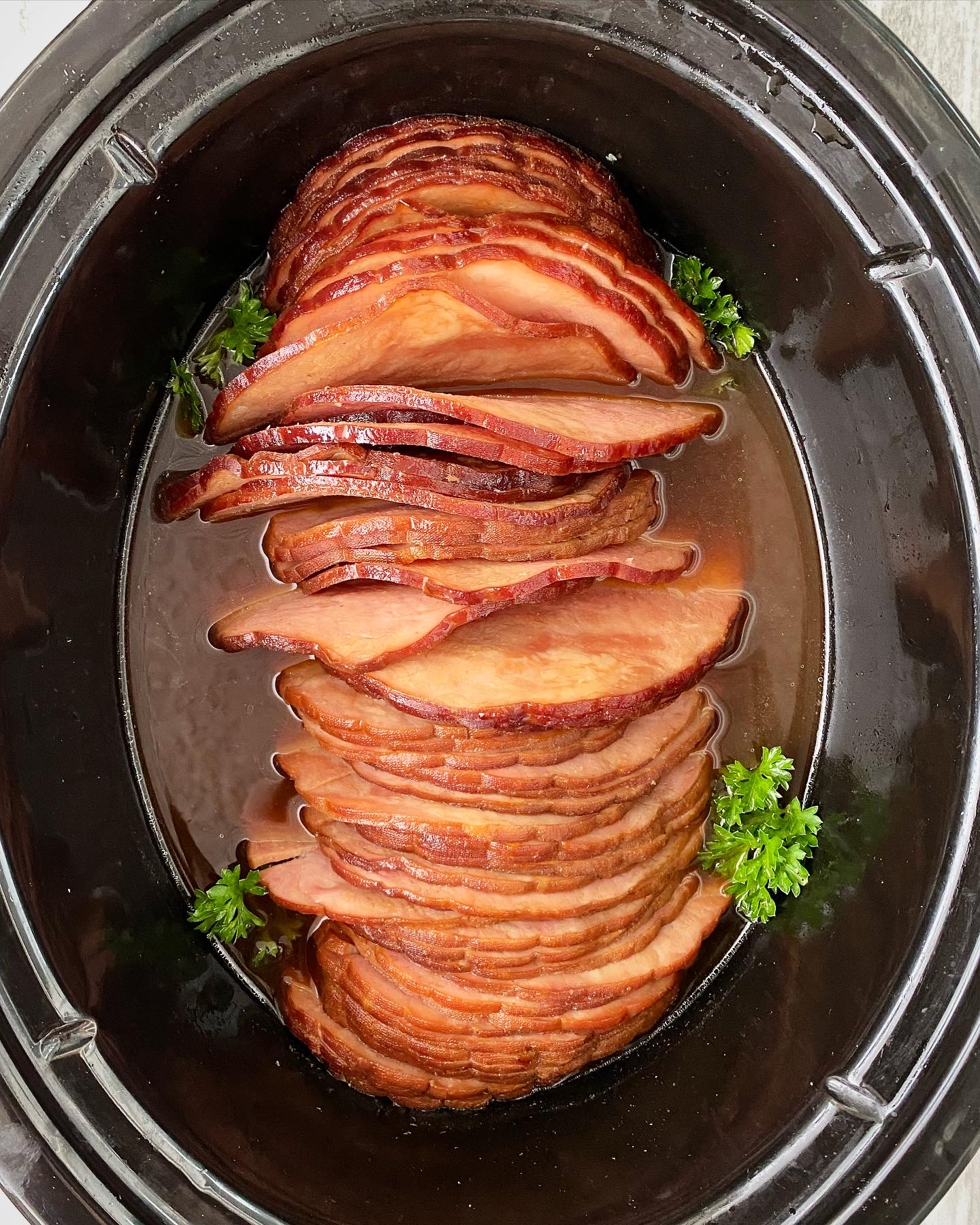 Slow Cooker Ham -