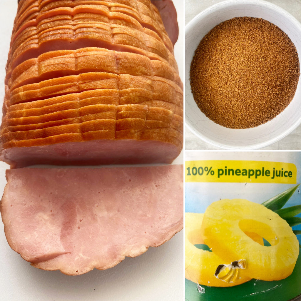 ingredients for slow cooker ham