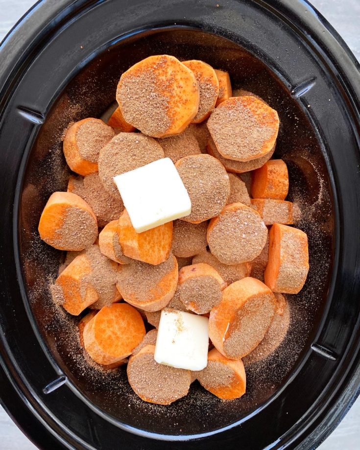 Slow Cooker Sweet Potatoes - blackpeoplesrecipes.com