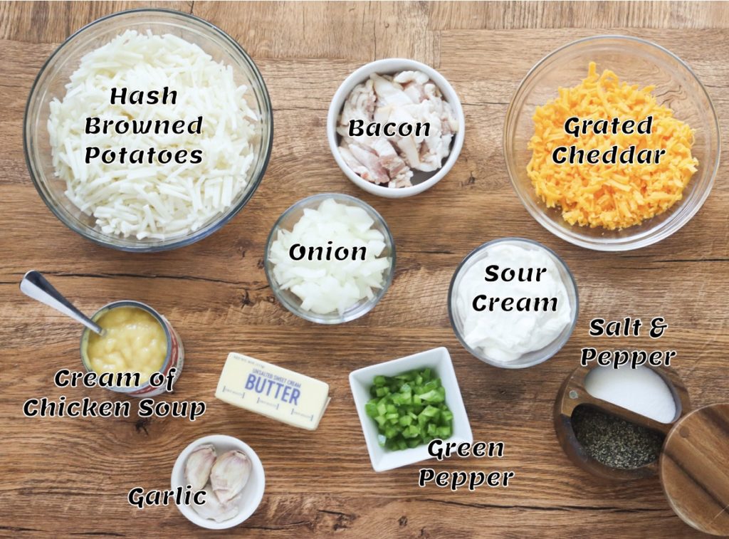 What you need to make hashbrown casserole
