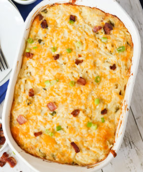 Cheesy Hashbrown Casserole - blackpeoplesrecipes.com