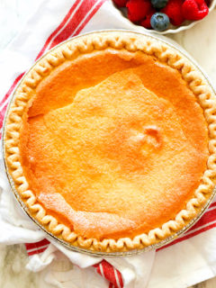 Sweet and decadent Southern chess pie