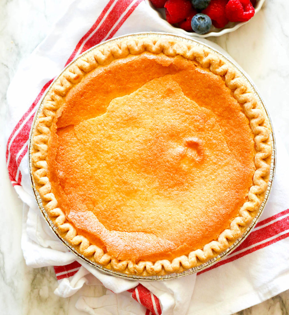 Sweet and decadent Southern chess pie