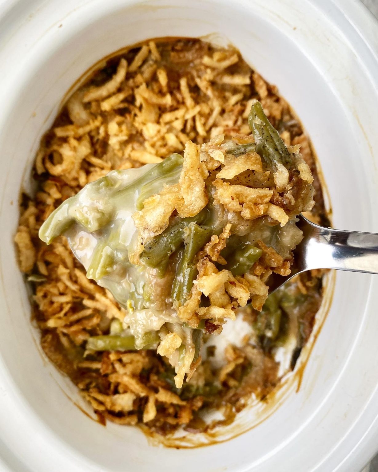 Slow Cooker Green Bean Casserole