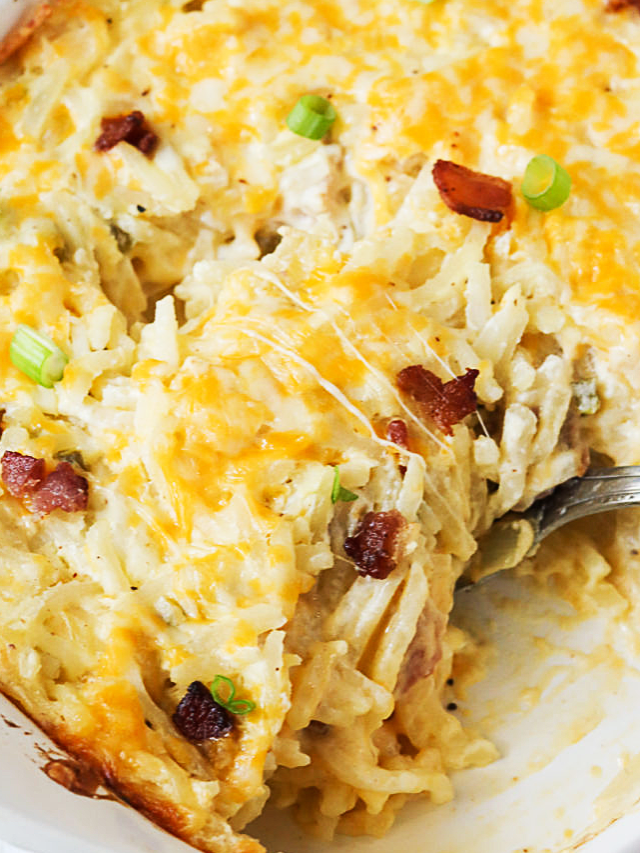 How to Make Cheesy Hashbrown Casserole