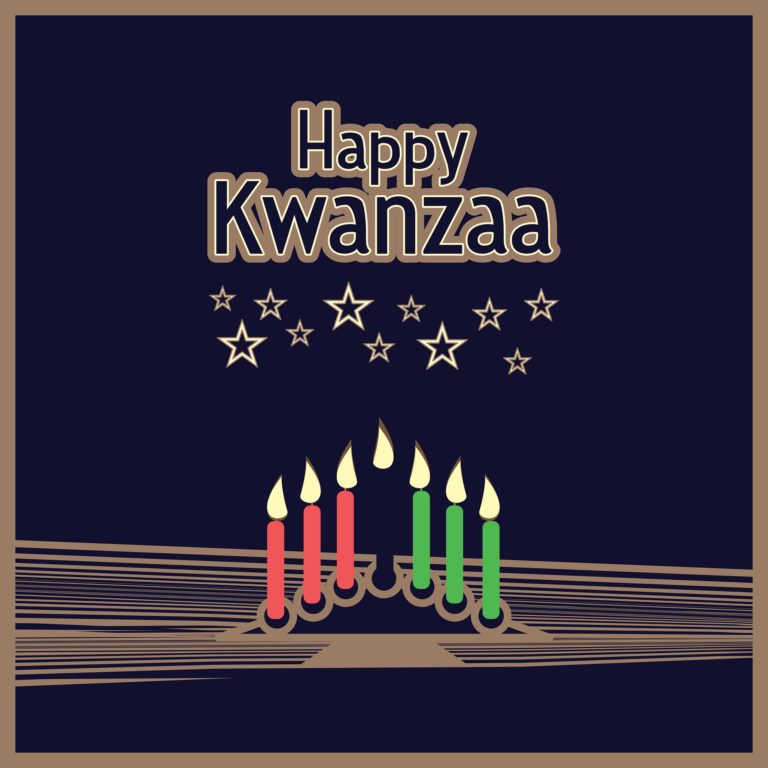 stock image for Kwanzaa candles
