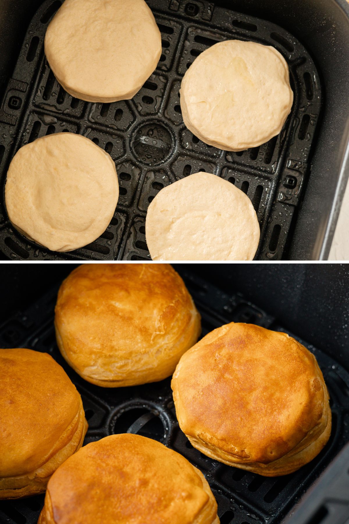 steps to make Air Fryer Biscuits with pillsbury grands biscuits