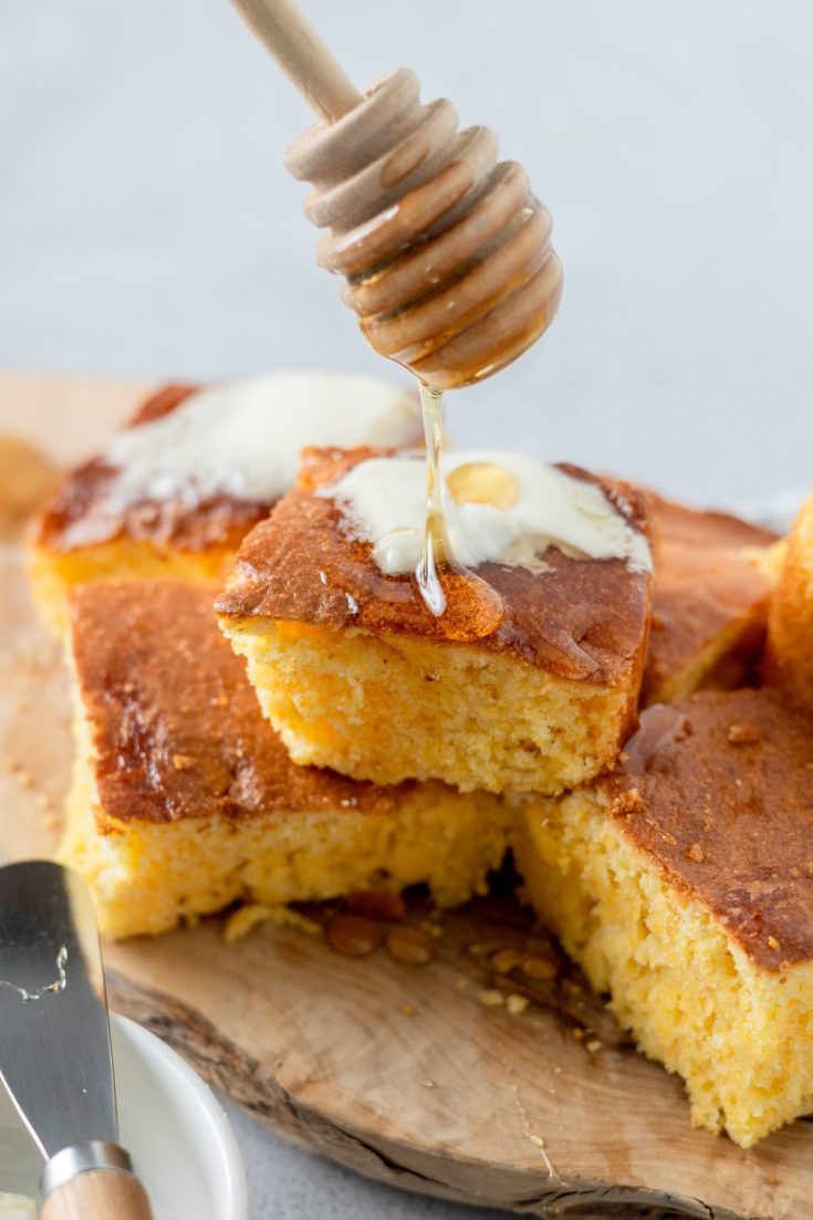Air Fryer Cornbread Recipe (Homemade or Jiffy Mix