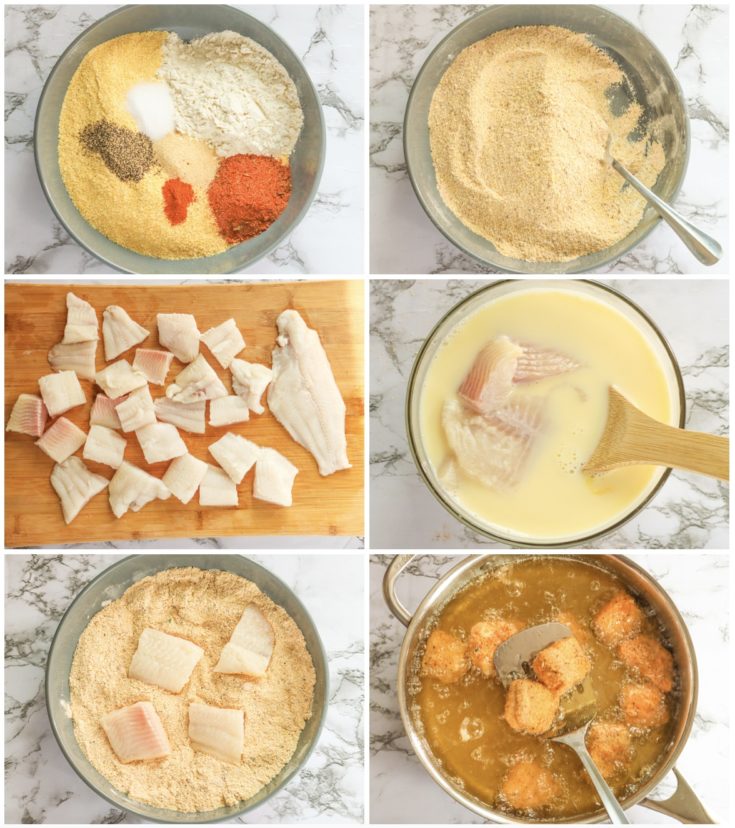 Fried Catfish Nuggets