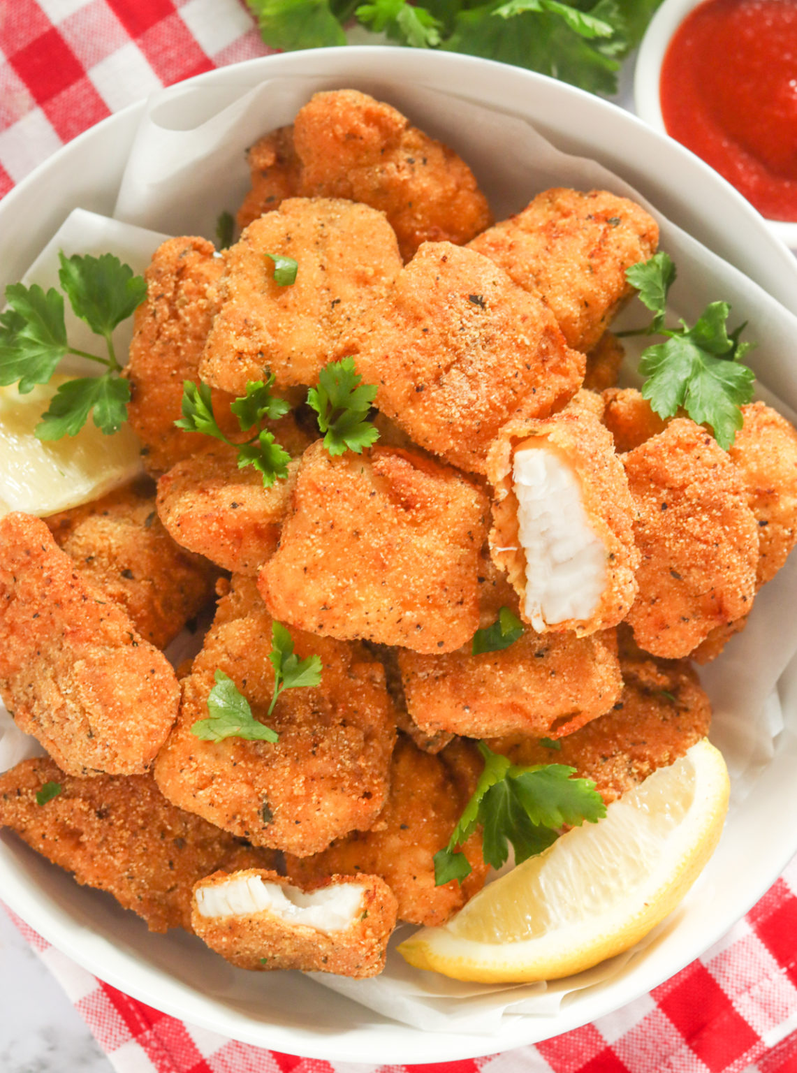 Fried Catfish Nuggets
