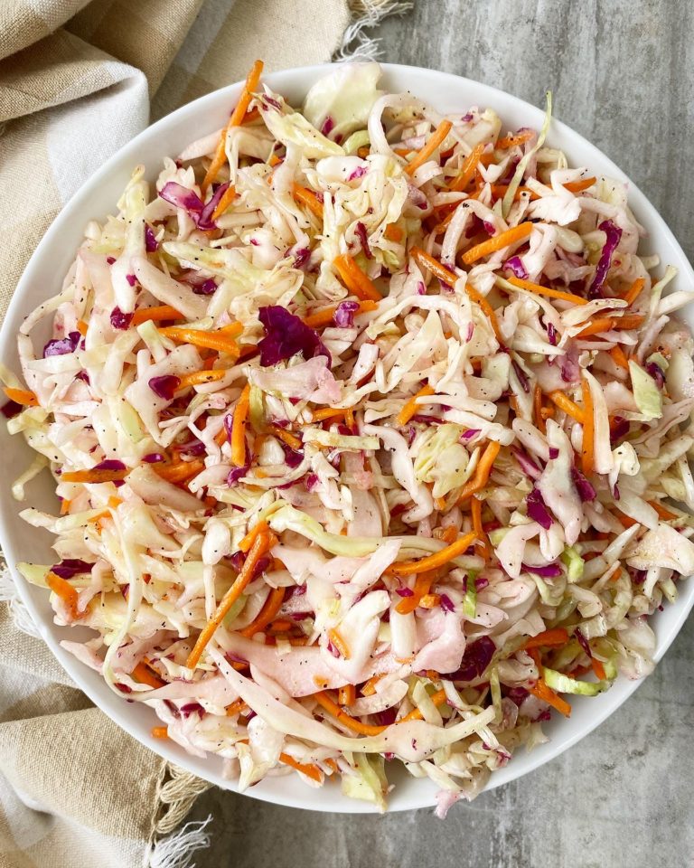 Southern Vinegar Based Coleslaw