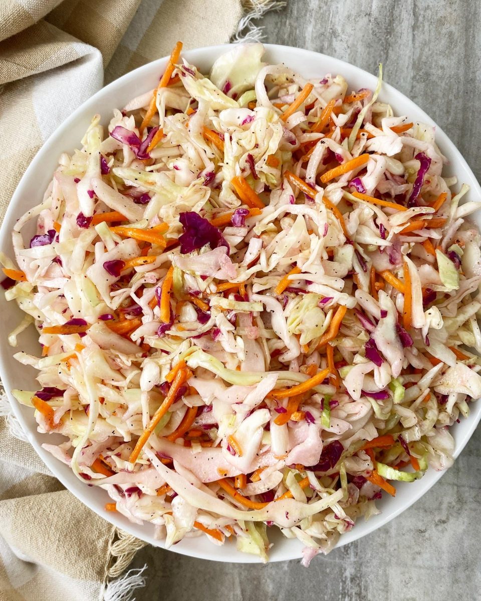 Southern Vinegar Based Coleslaw