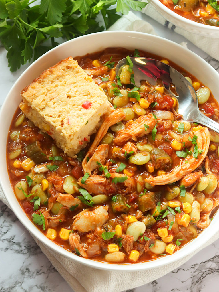 A comforting bowl of delicious Brunswick stew