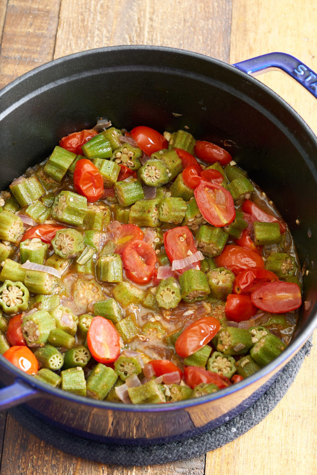 Stewed Okra - Blackpeoplesrecipes.com