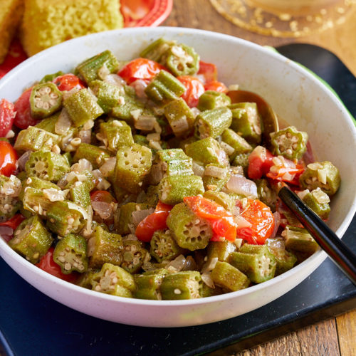 Stewed Okra - Blackpeoplesrecipes.com