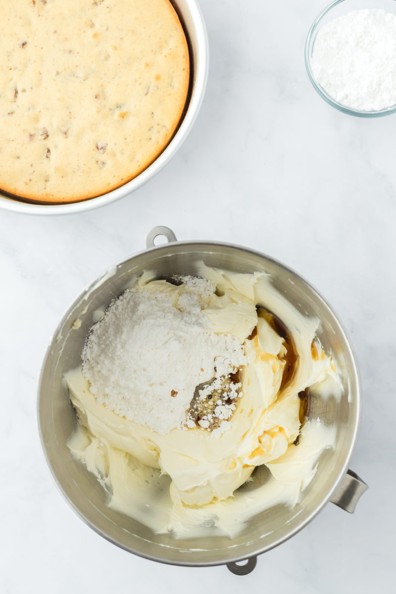 Butter Pecan Layer Cake Recipe With Maple Cream Cheese Frosting ...