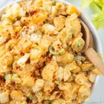 Deliciously prepared Instant Pot Potato Salad in a serving bowl, perfect for a side dish at any meal.