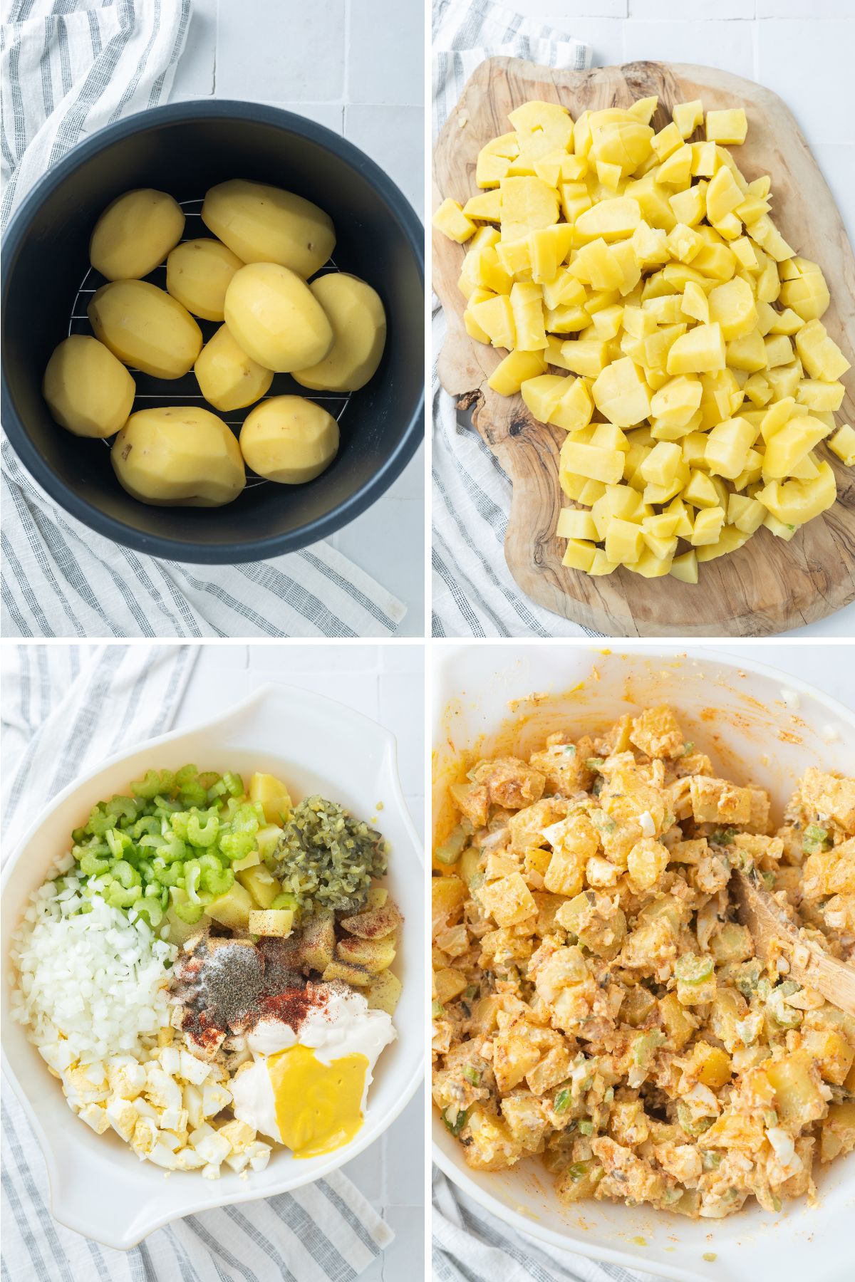 Four-step guide to making Instant Pot Potato Salad