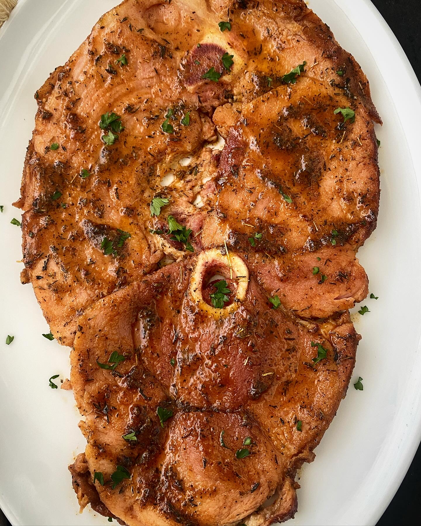 Ham Steak - blackpeoplesrecipes.com
