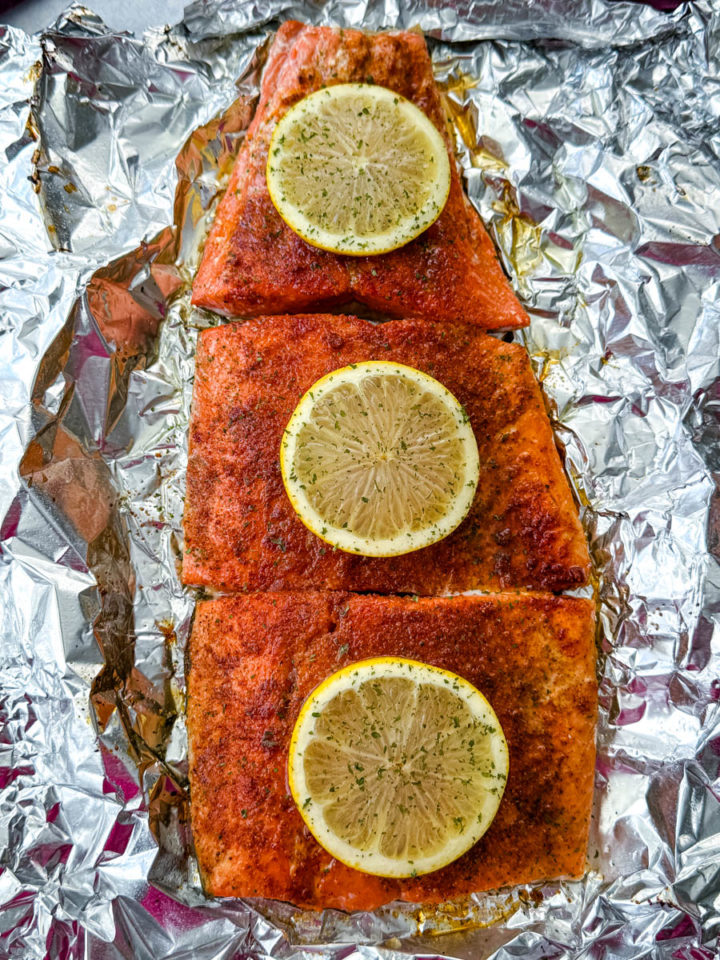 Grilled Salmon with Lemon - blackpeoplesrecipes.com