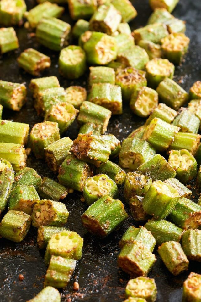 Easy Oven Roasted Okra Recipe - blackpeoplesrecipes.com