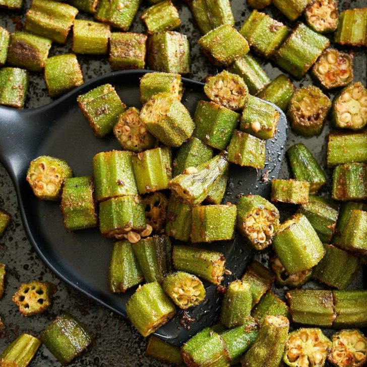 Easy Oven Roasted Okra Recipe - blackpeoplesrecipes.com