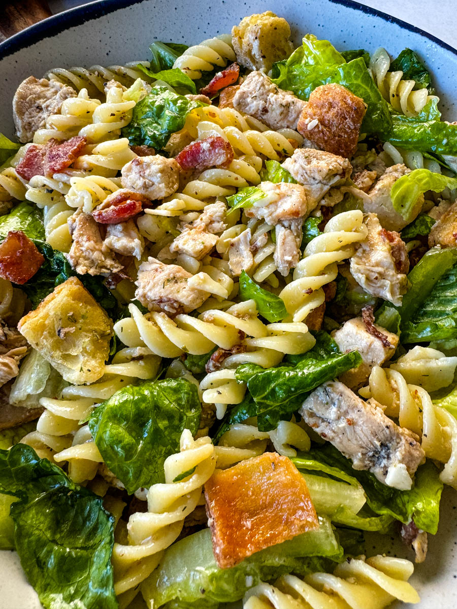 Chicken Pasta Salad - blackpeoplesrecipes.com
