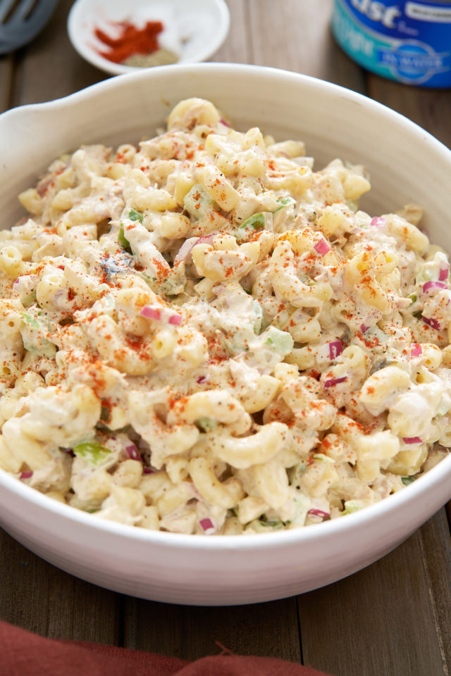 Chilled Tuna Macaroni Salad Recipe - blackpeoplesrecipes.com