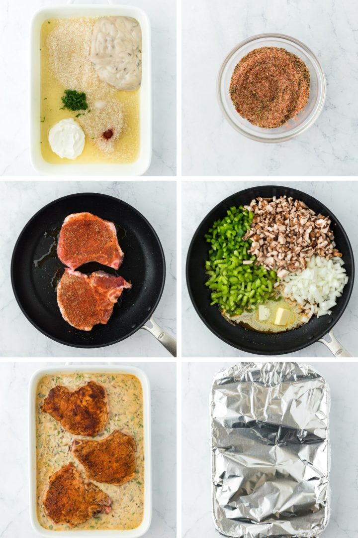 Mushroom and Rice Pork Chop Casserole - blackpeoplesrecipes.com